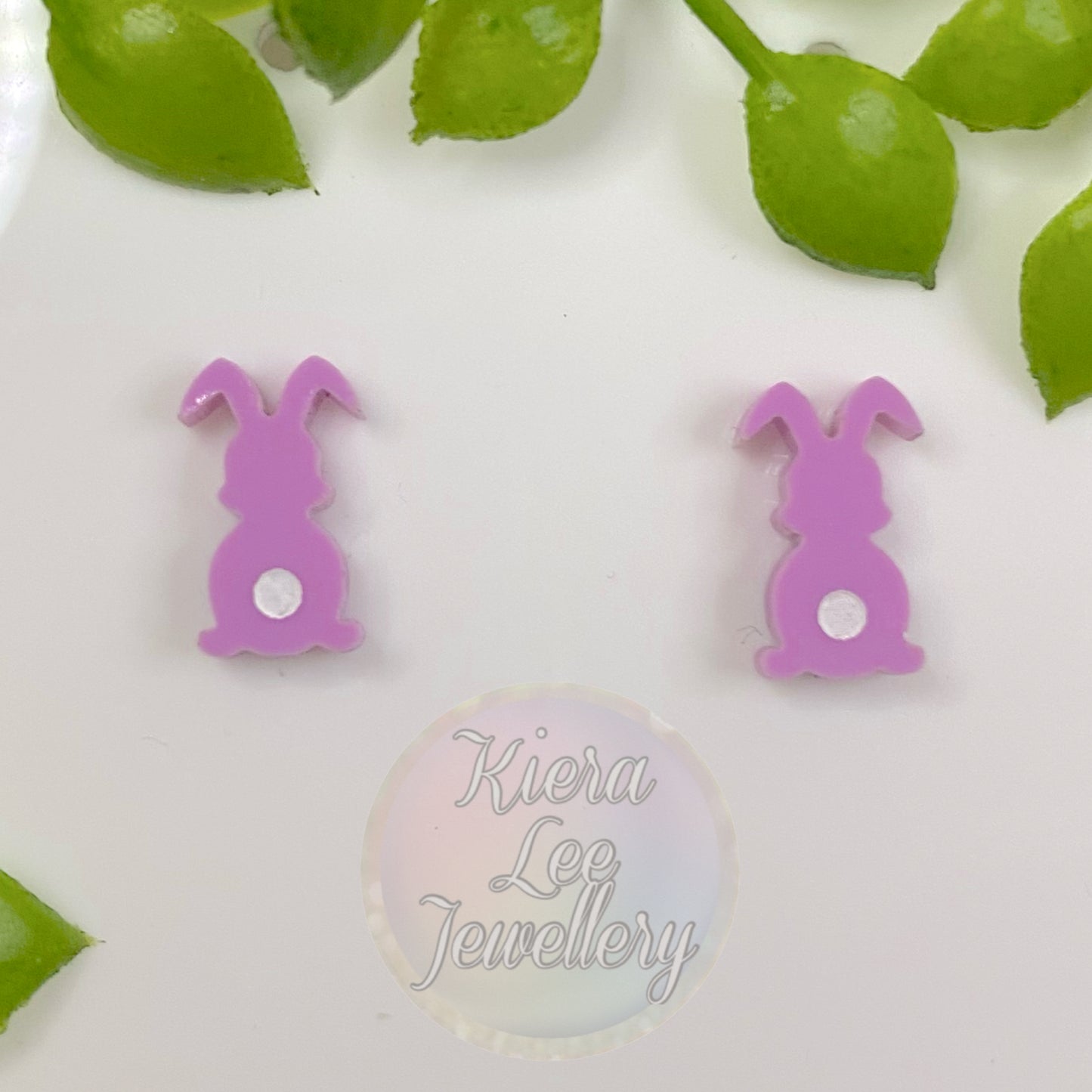 Teeny Tiny Bunny Studs (Easter)