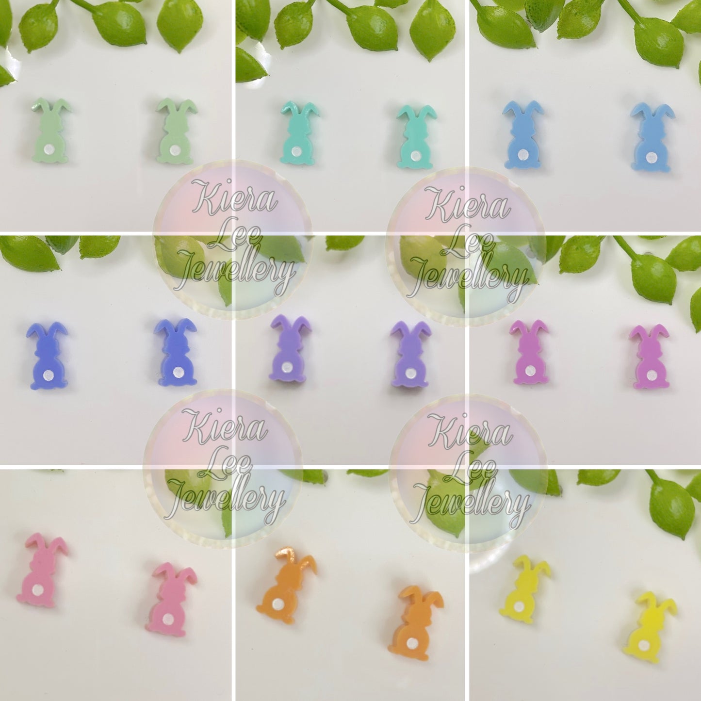 Teeny Tiny Bunny Studs (Easter)