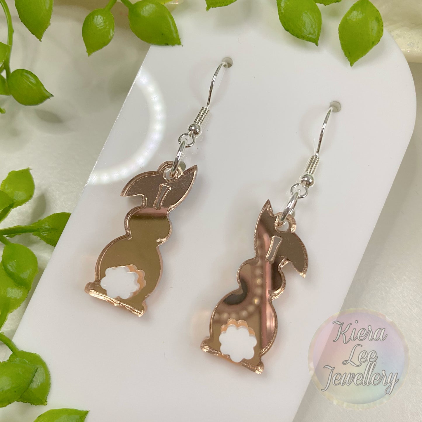 CLEARANCE- Bunny Dangle Earrings (Easter)