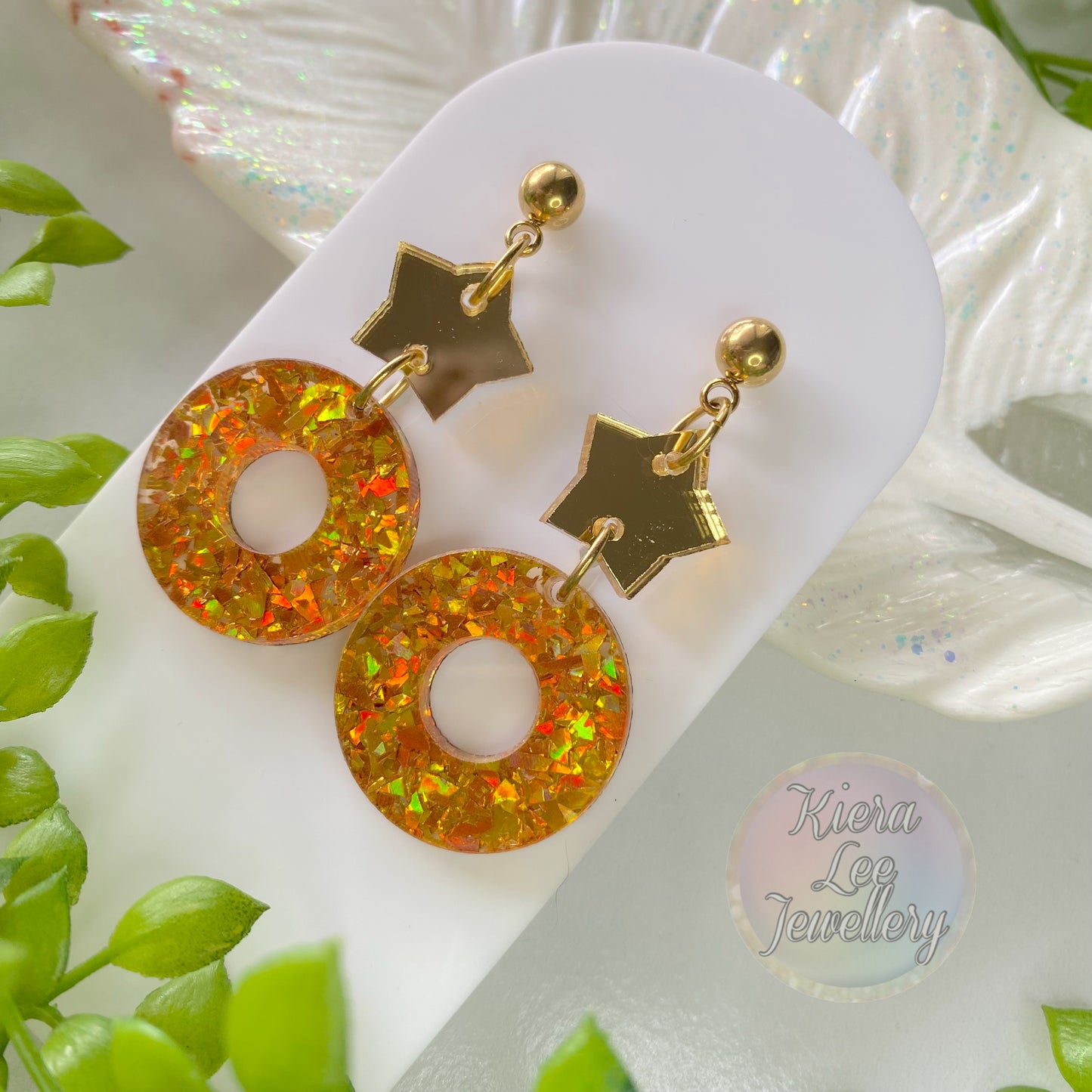 Fran Festive Dangle Earrings (Christmas)