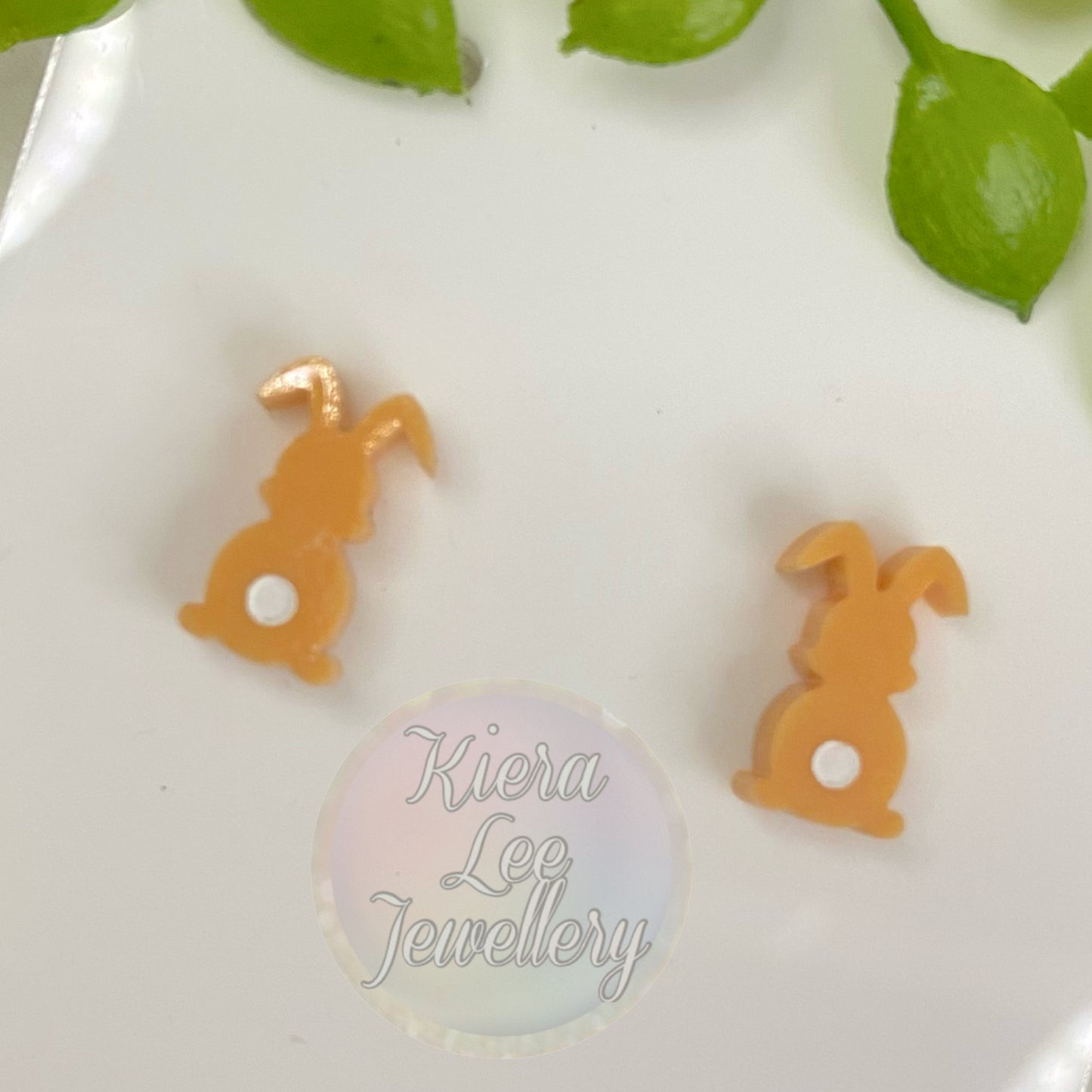 Teeny Tiny Bunny Studs (Easter)