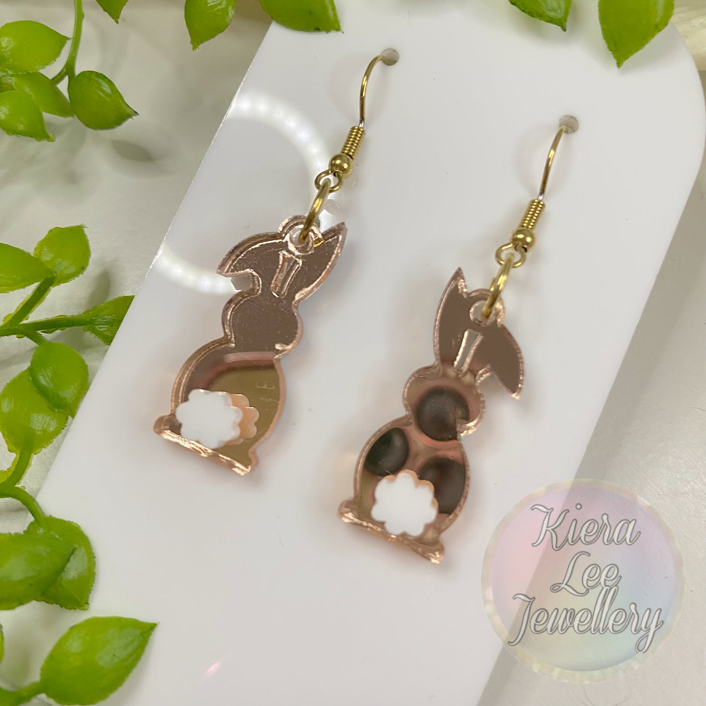 CLEARANCE- Bunny Dangle Earrings (Easter)