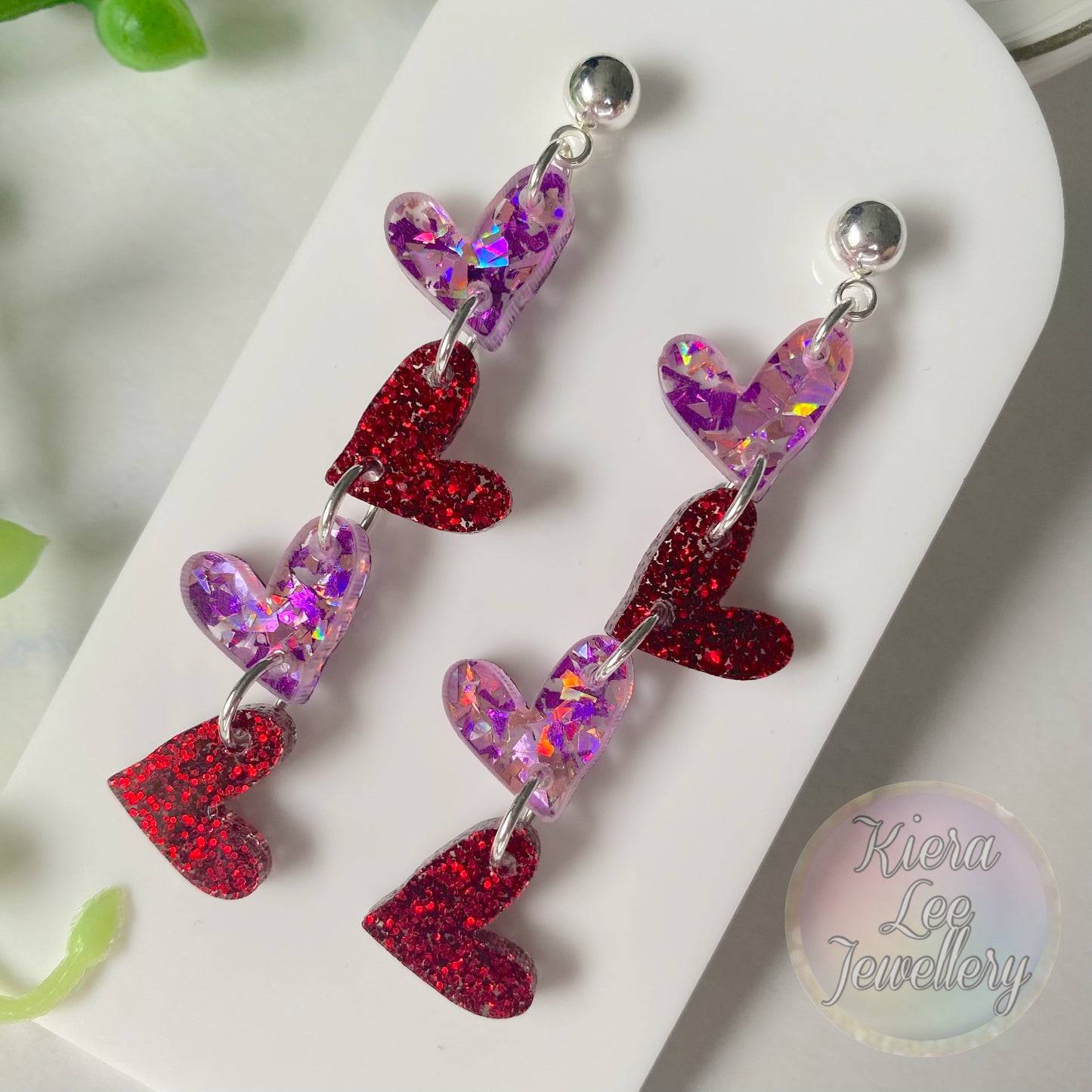 Floating Hearts Earrings