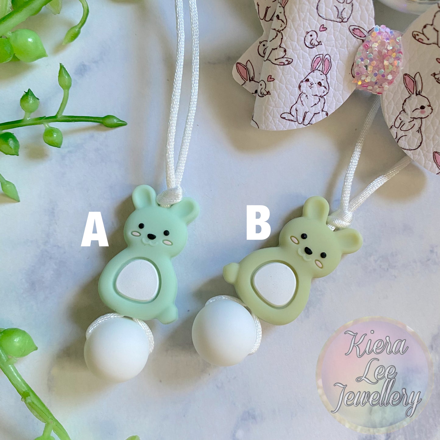 Bunny kids necklace (Easter)