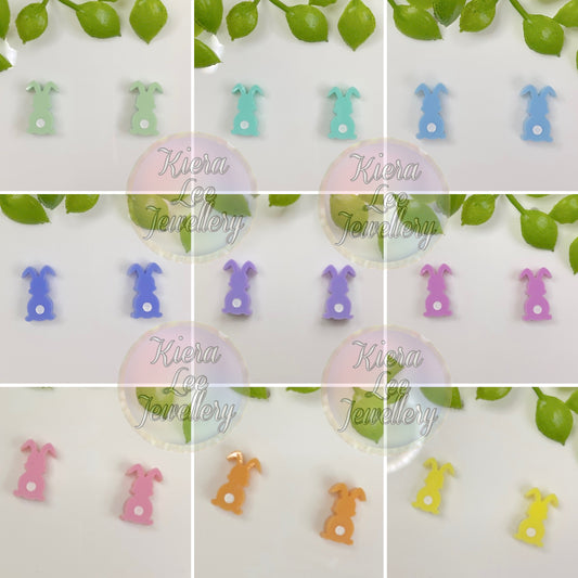 Teeny Tiny Bunny Studs (Easter)