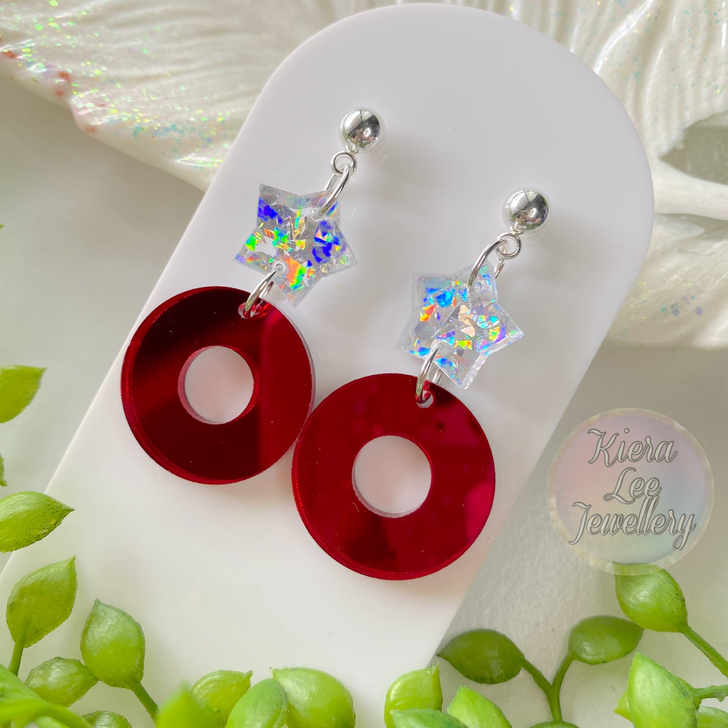 Fran Festive Dangle Earrings (Christmas)