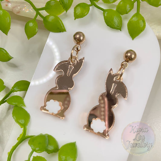 CLEARANCE- Bunny Dangle Earrings (Easter)