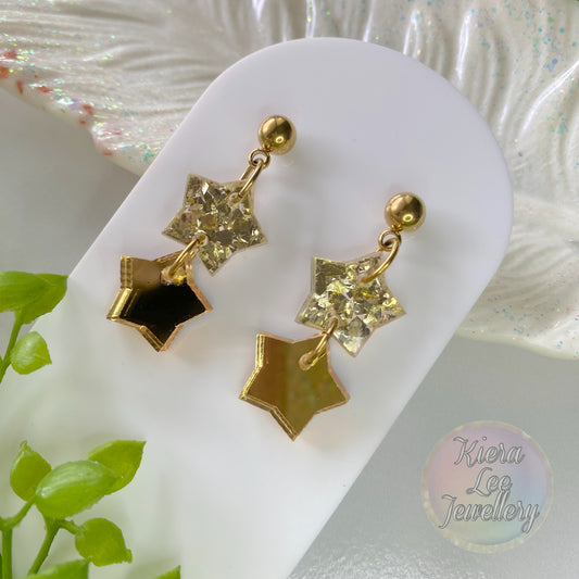 Sophie Double Dainty Dangle Earrings