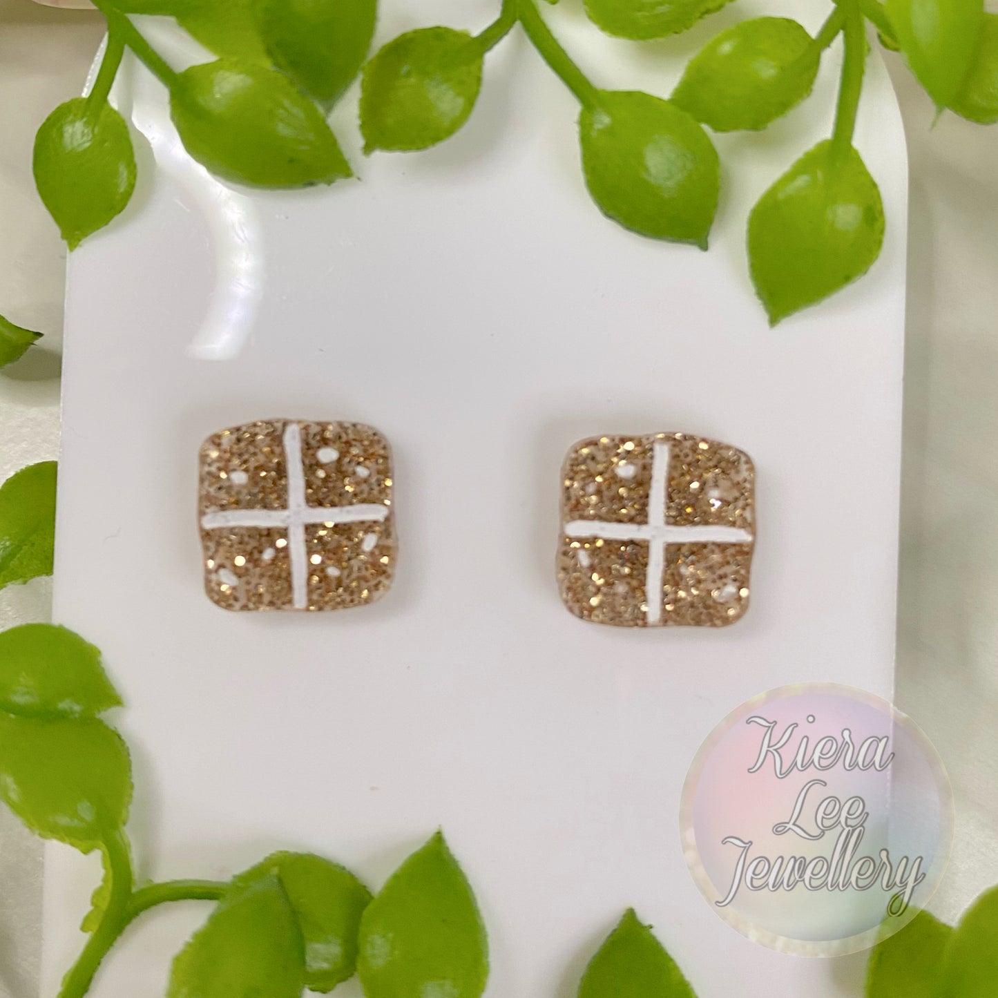 Hot Cross Buns Studs (Easter)