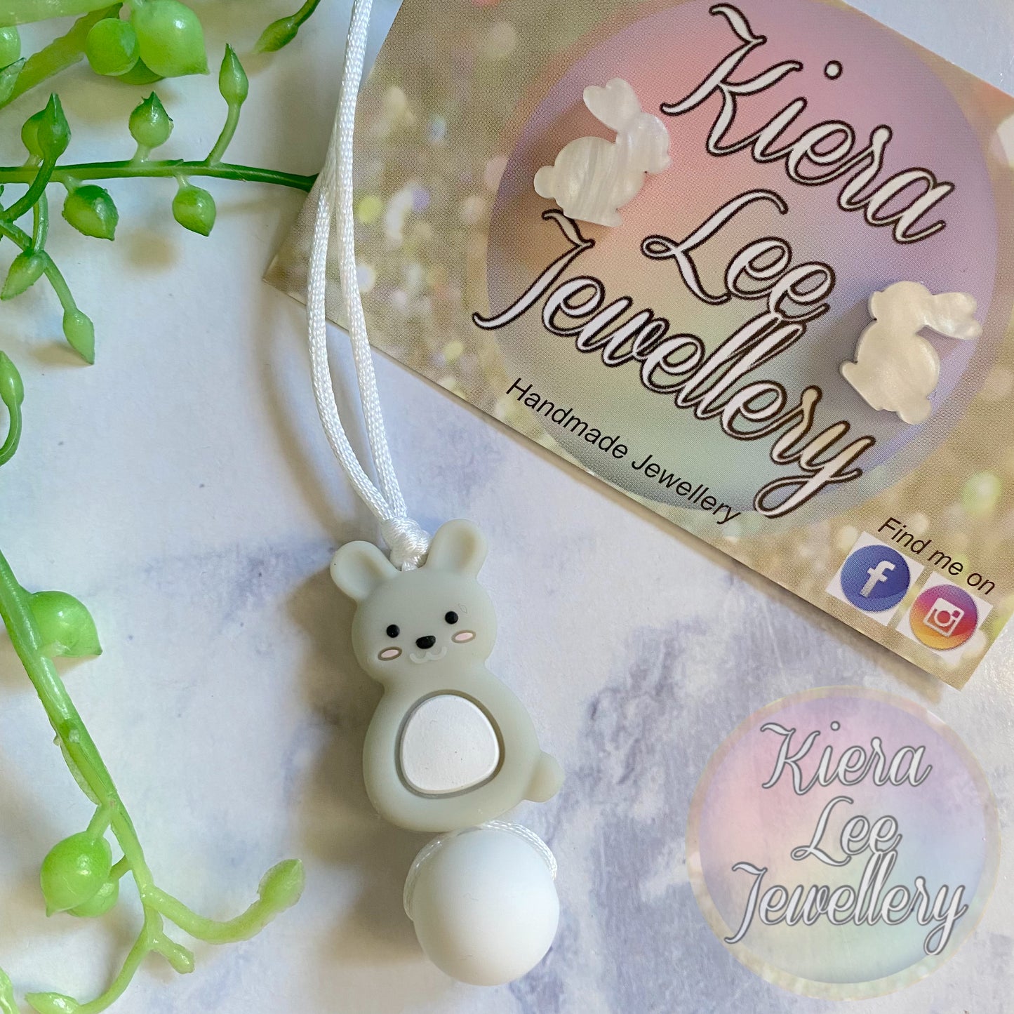 Bunny kids necklace (Easter)